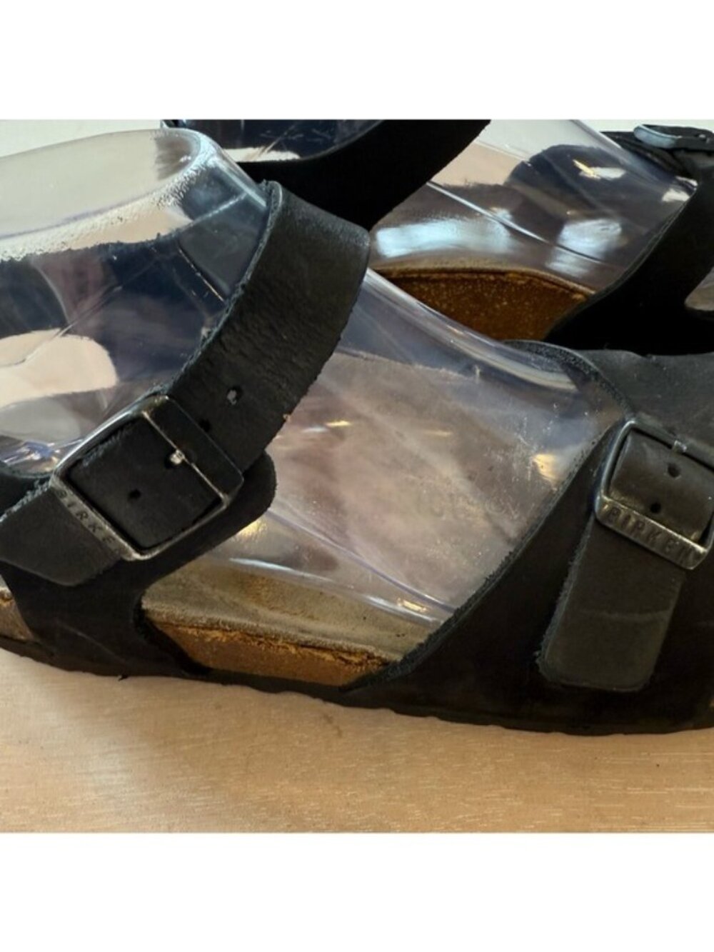 Birkenstock Womens Black BirkoFlor Rio Sandal Shoes Size 38/7/7.5 Comfort Boho - Picture 7 of 14